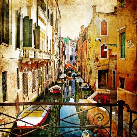 Amazing Venice - artwork in painting style
